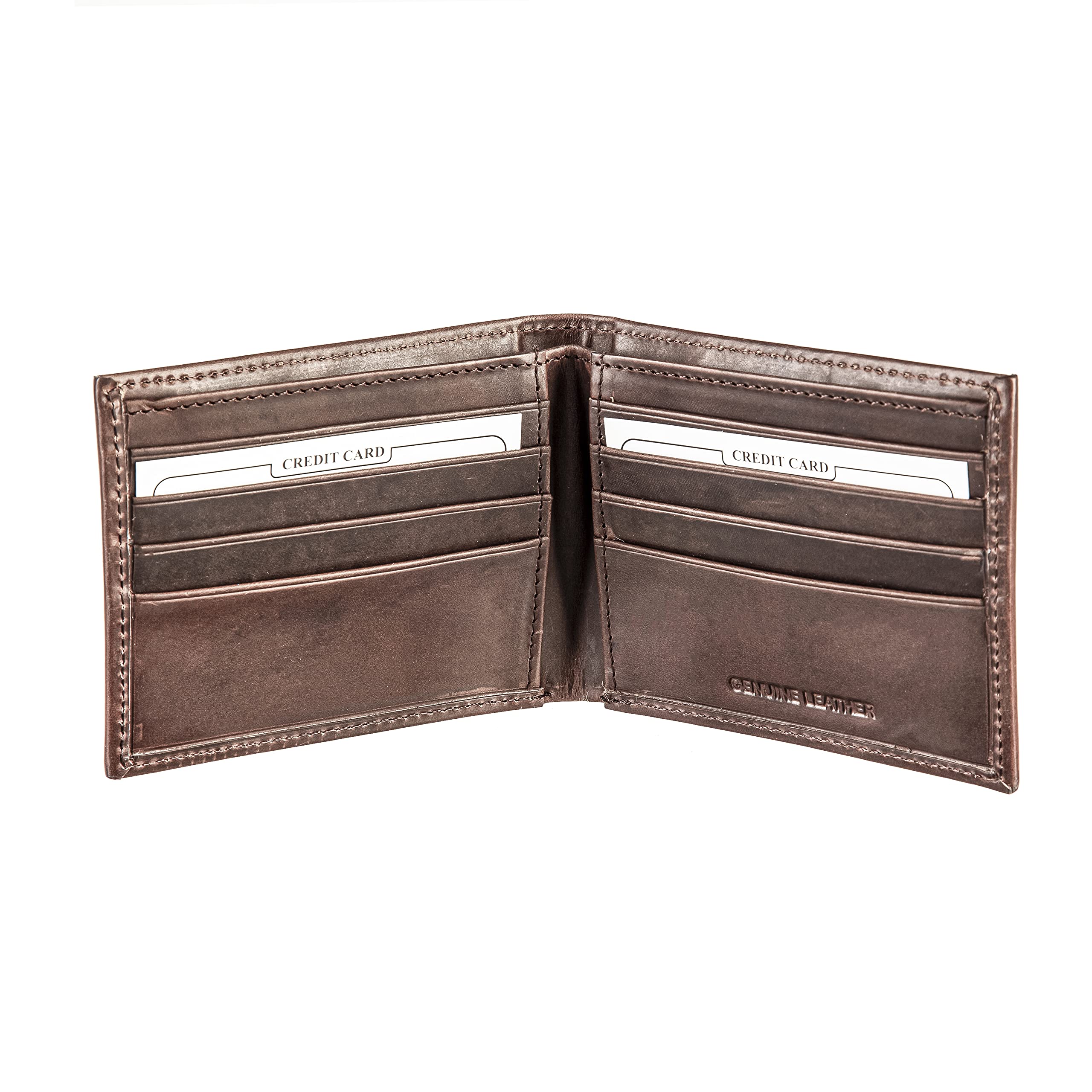 Team Sports America NFL Washington Commanders Brown Wallet | Bi-Fold | Officially Licensed Stamped Logo | Made of Leather | Money and Card Organizer | Gift Box Included - Image 5