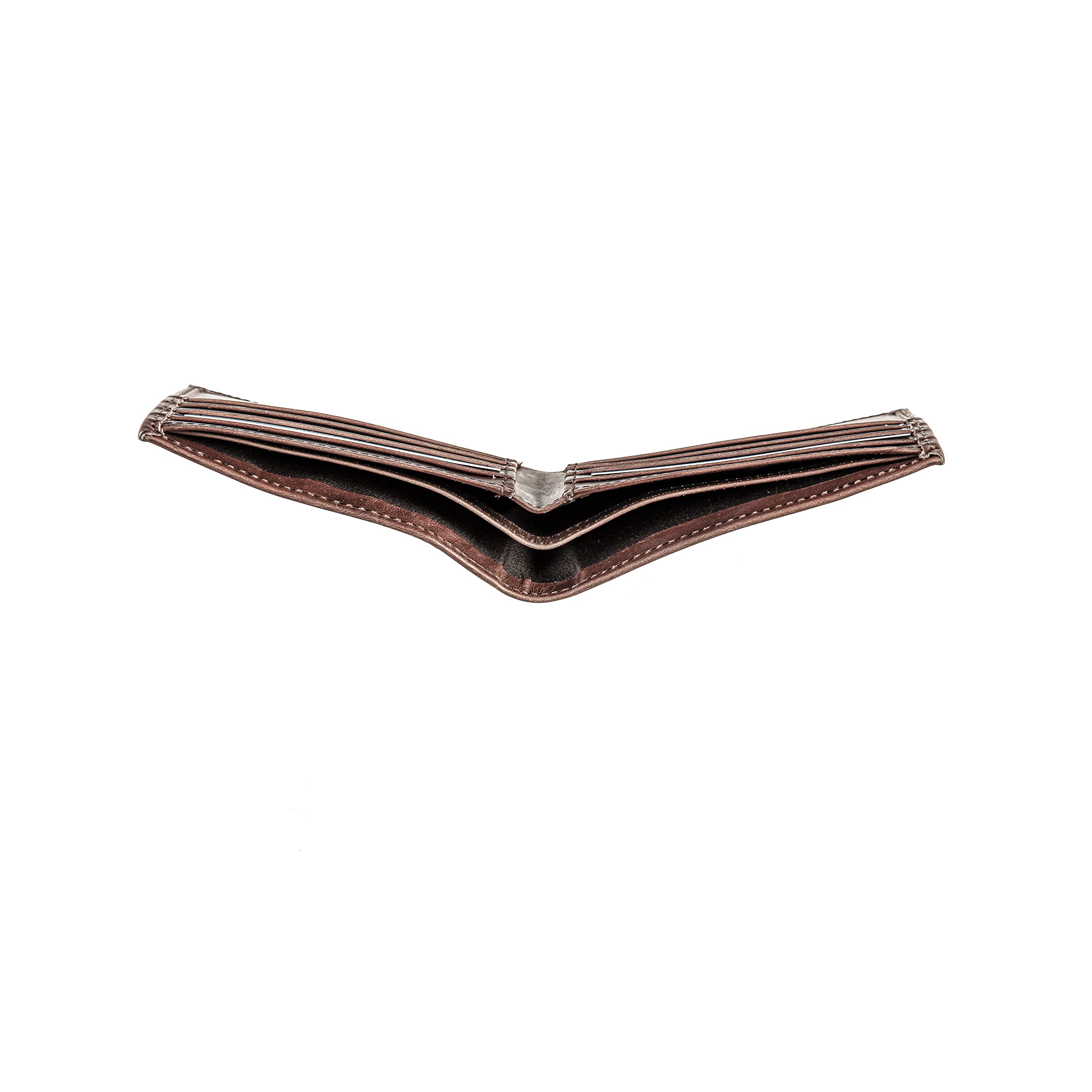 Team Sports America NFL Washington Commanders Brown Wallet | Bi-Fold | Officially Licensed Stamped Logo | Made of Leather | Money and Card Organizer | Gift Box Included - Image 6