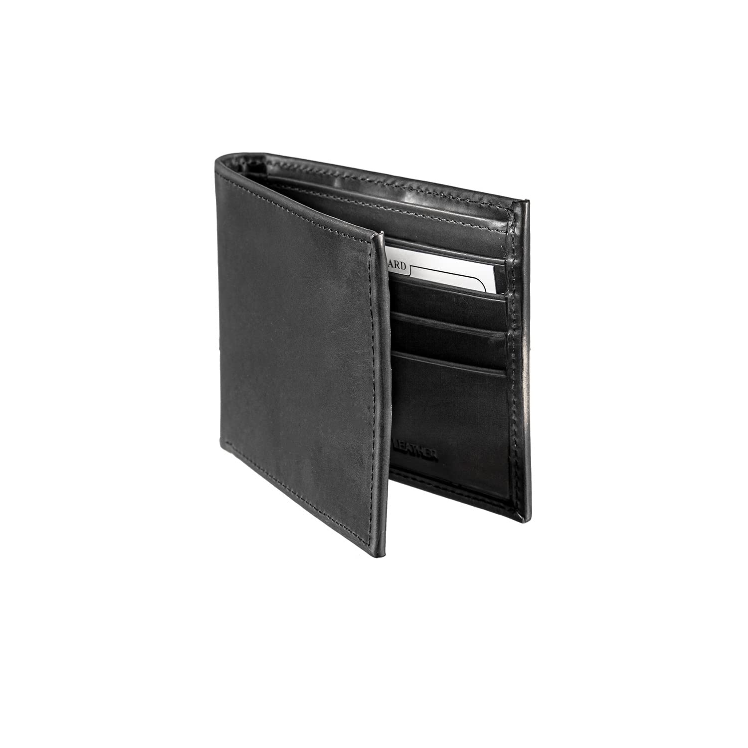 Team Sports America NFL Kansas City Chiefs Superbowl 57 Championship Black Wallet | Bi-Fold | Officially Licensed Stamped Logo | Made of Leather | Money and Card Organizer | Gift Box Included - Image 3
