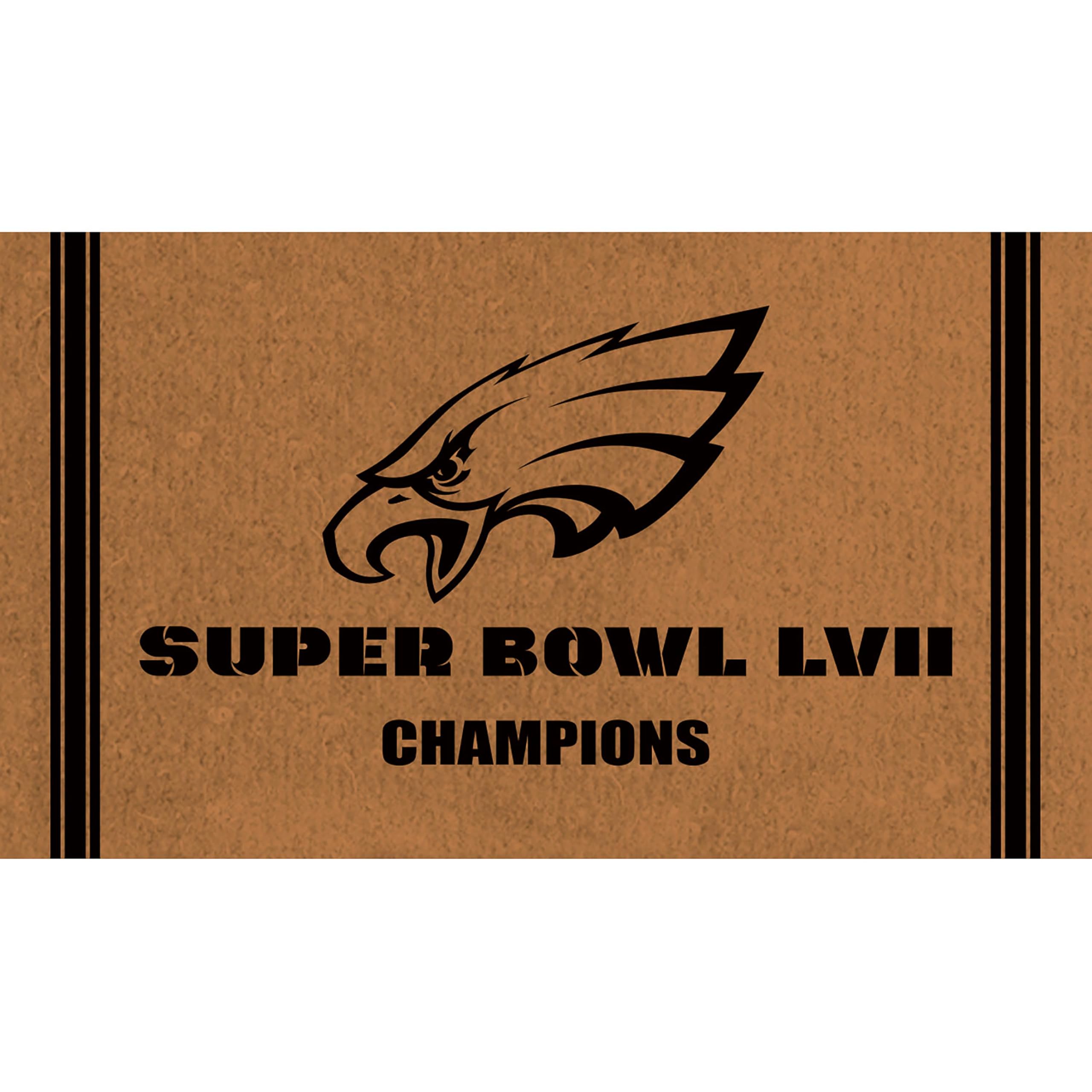 Team Sports America Recyclable PVC Vinyl Indoor/Outdoor Weather-Resistant Philadelphia Eagles Door Turf Mat 28 x .5 x 16 Inches - Image 8